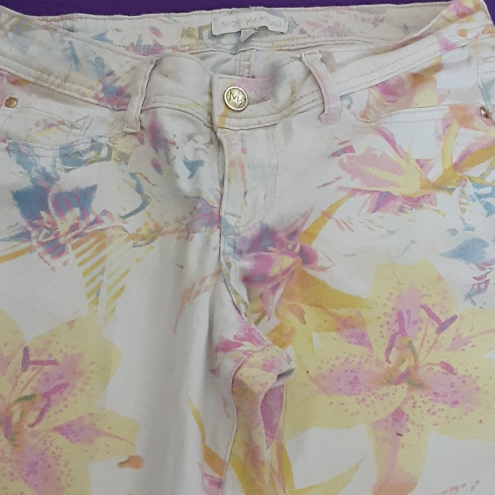 Womens Floral Pants by Nicki Minaj